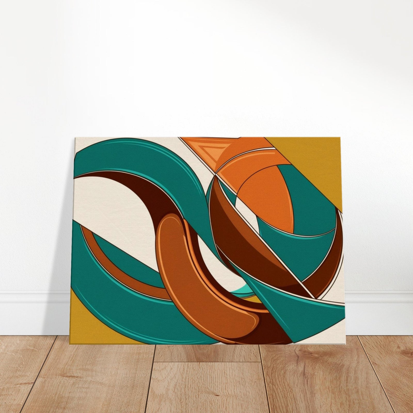 Retro Colour Palette Collection Canvas Wall Art. Premium Quality Print